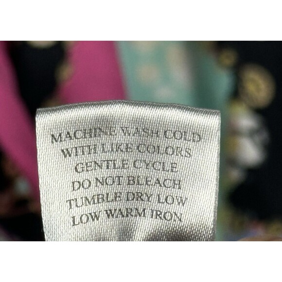 Kathryn Mini Dress Womens Medium Triangle Top Boho Strappy Ruffle Trim Sundress - Picture 15 of 15